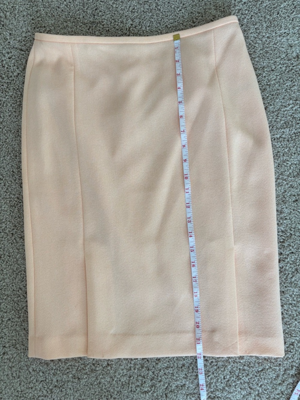 Calvin Klein Women's Peach Blazer & Pencil Skirt Suit - Picture 11 of 11
